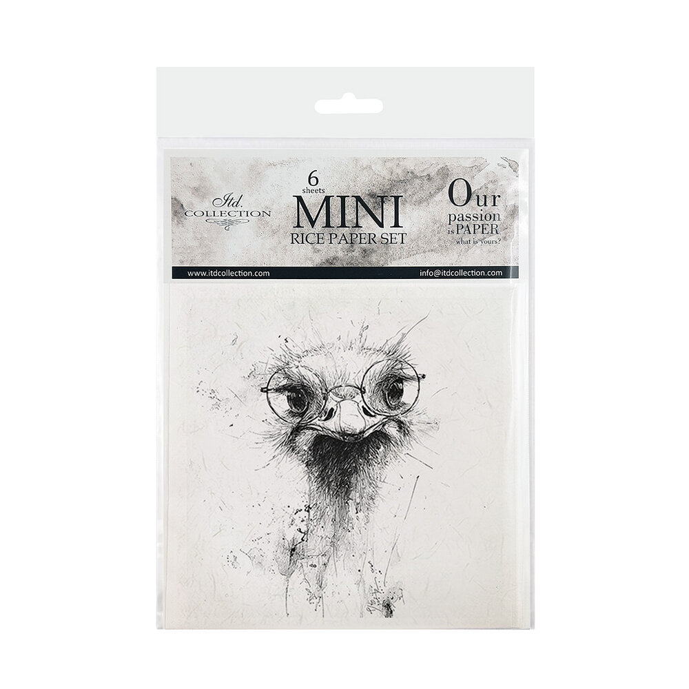 ITD Collection Animals 6x6 Inch Rice Paper Set (RSM 253)