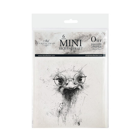 ITD Collection Animals 6x6 Inch Rice Paper Set (RSM 253)