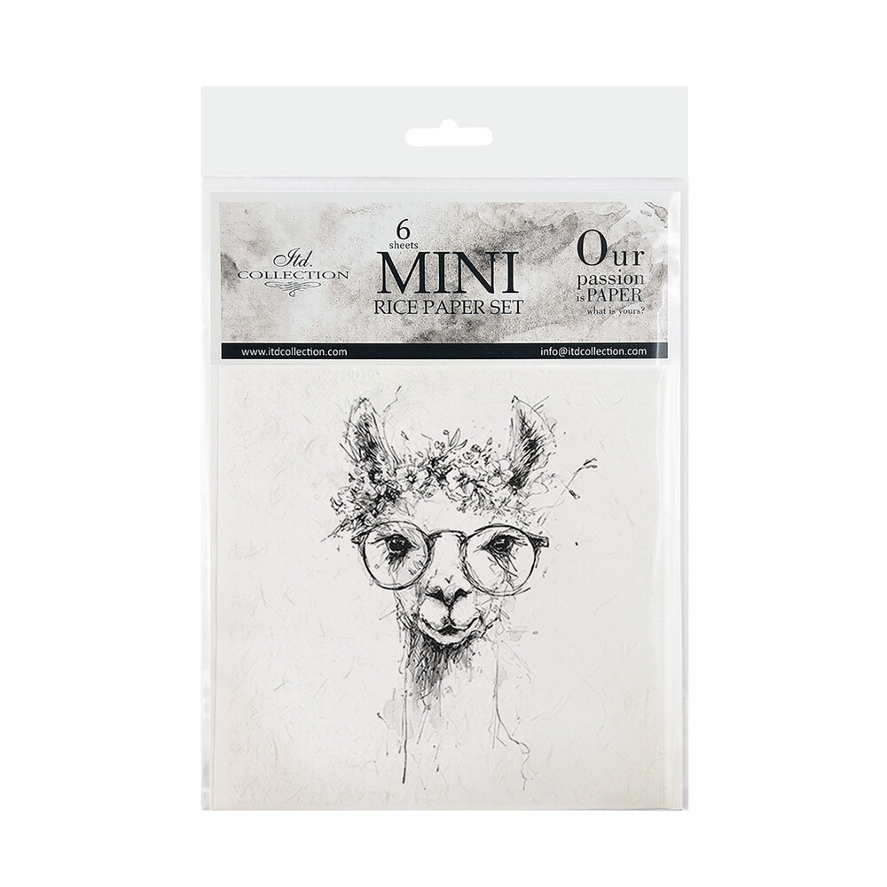 ITD Collection Animals 6x6 Inch Rice Paper Set (RSM 254)