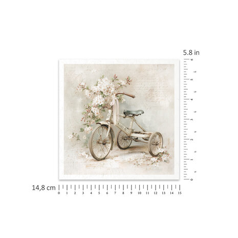 ITD Collection Written in Flowers 6x6 Inch Rice Paper Set (RSM 256)