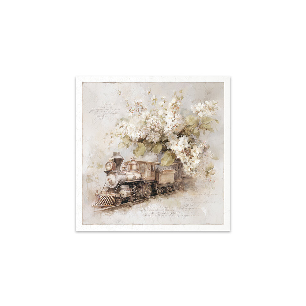 ITD Collection Written in Flowers 6x6 Inch Rice Paper Set (RSM 256)