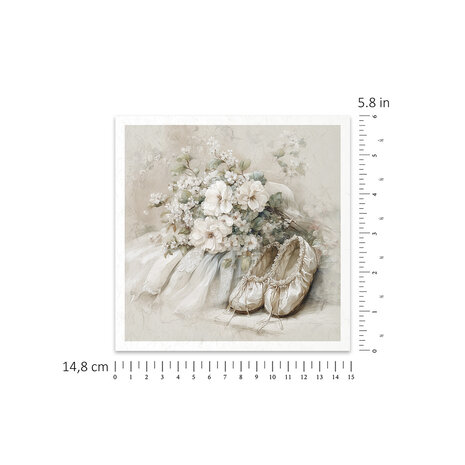 ITD Collection Written in Flowers 6x6 Inch Rice Paper Set (RSM 257)