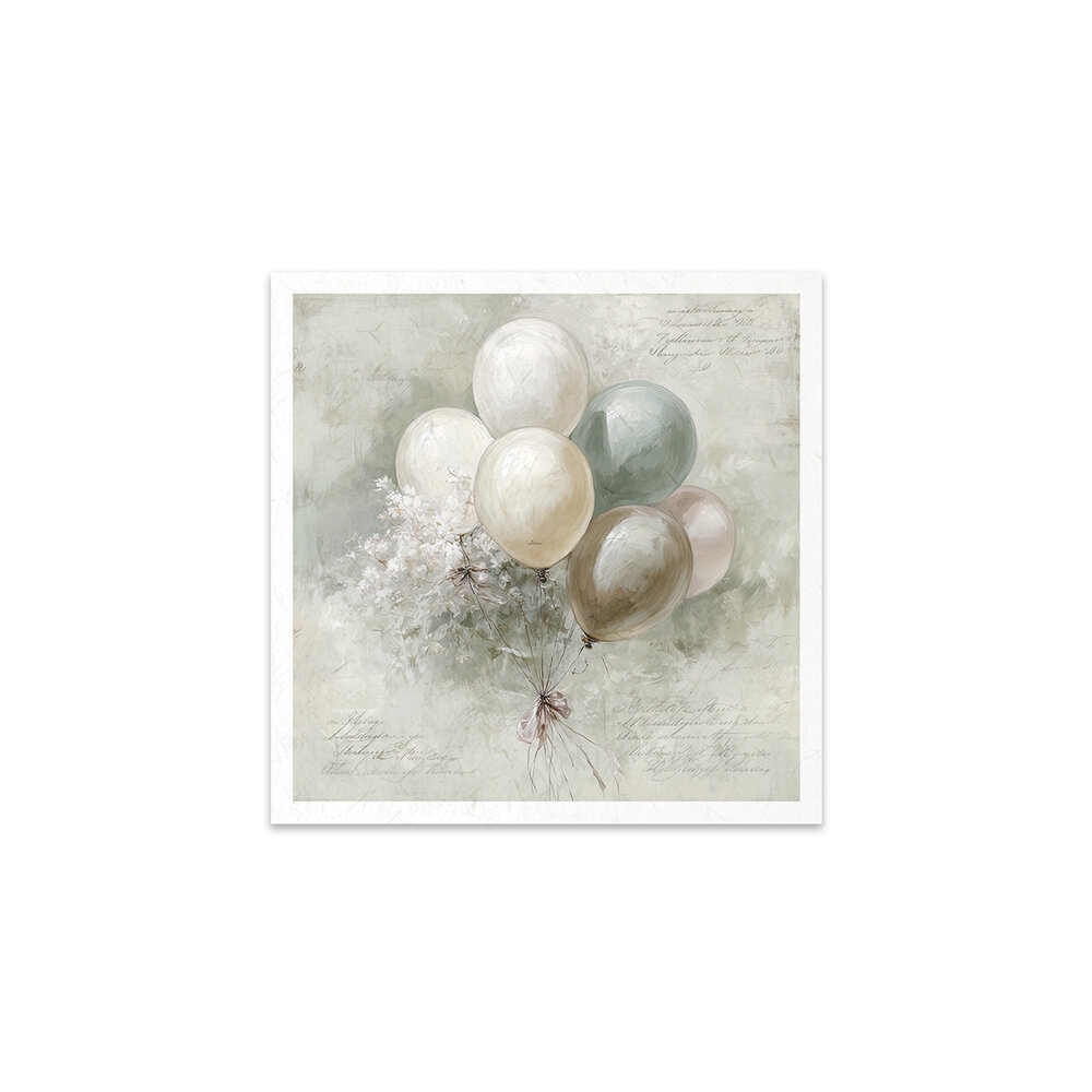 ITD Collection Written in Flowers 6x6 Inch Rice Paper Set (RSM 257)
