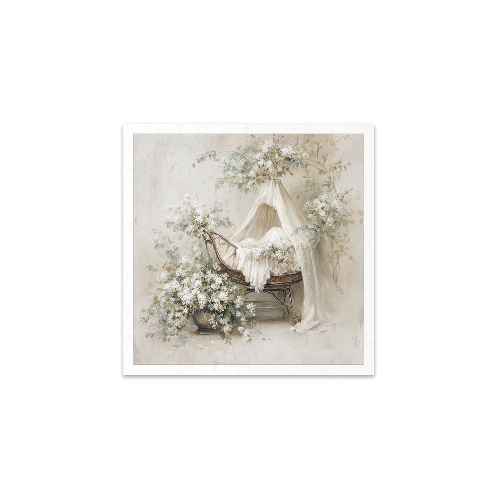 ITD Collection Written in Flowers 6x6 Inch Rice Paper Set (RSM 257)