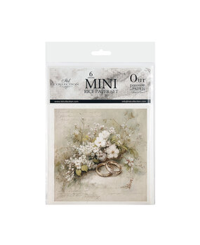 ITD Collection Written in Flowers 6x6 Inch Rice Paper Set (RSM 258)