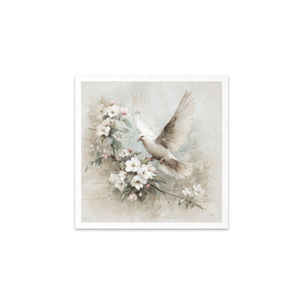 ITD Collection Written in Flowers 6x6 Inch Rice Paper Set (RSM 258)