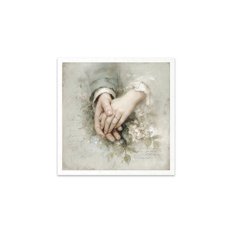 ITD Collection Written in Flowers 6x6 Inch Rice Paper Set (RSM 258)