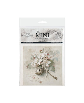 ITD Collection Written in Flowers 6x6 Inch Rice Paper Set (RSM 259)