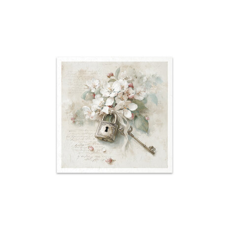ITD Collection Written in Flowers 6x6 Inch Rice Paper Set (RSM 259)