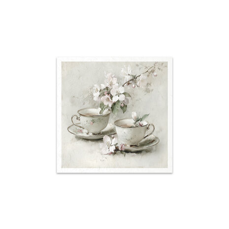 ITD Collection Written in Flowers 6x6 Inch Rice Paper Set (RSM 259)