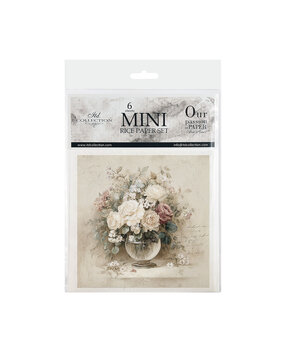 ITD Collection Written in Flowers 6x6 Inch Rice Paper Set (RSM 260)
