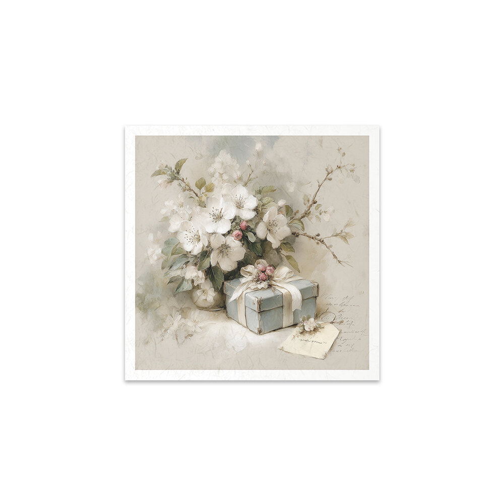 ITD Collection Written in Flowers 6x6 Inch Rice Paper Set (RSM 261)