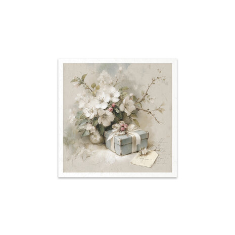 ITD Collection Written in Flowers 6x6 Inch Rice Paper Set (RSM 261)