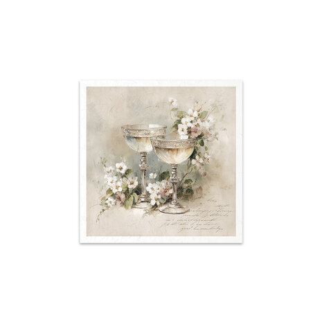 ITD Collection Written in Flowers 6x6 Inch Rice Paper Set (RSM 261)