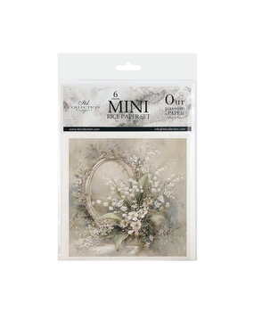 ITD Collection Written in Flowers 6x6 Inch Rice Paper Set (RSM 262)
