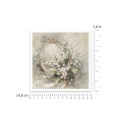 ITD Collection Written in Flowers 6x6 Inch Rice Paper Set (RSM 262)