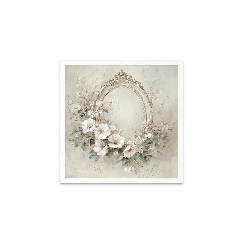 ITD Collection Written in Flowers 6x6 Inch Rice Paper Set (RSM 262)
