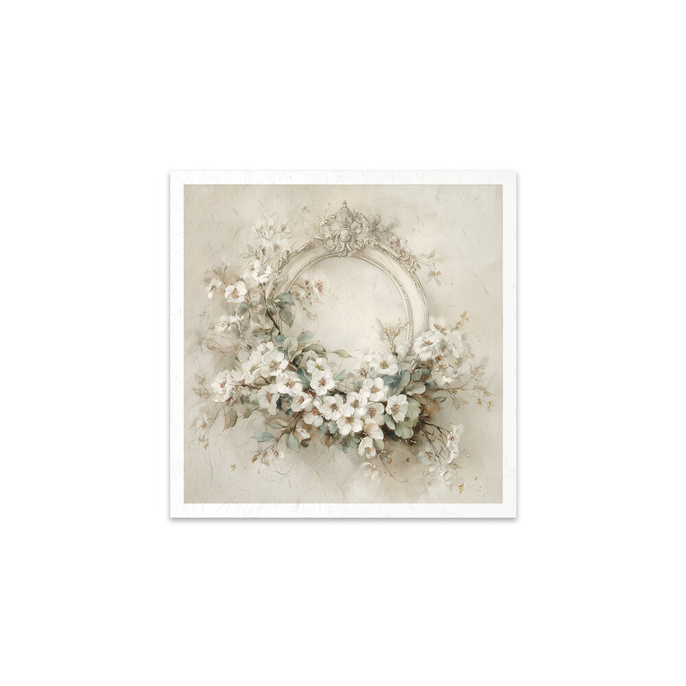ITD Collection Written in Flowers 6x6 Inch Rice Paper Set (RSM 262)