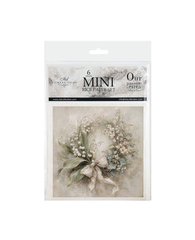 ITD Collection Written in Flowers 6x6 Inch Rice Paper Set (RSM 263)