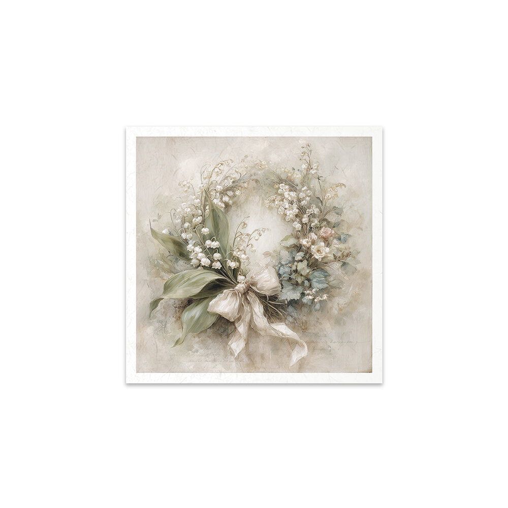 ITD Collection Written in Flowers 6x6 Inch Rice Paper Set (RSM 263)