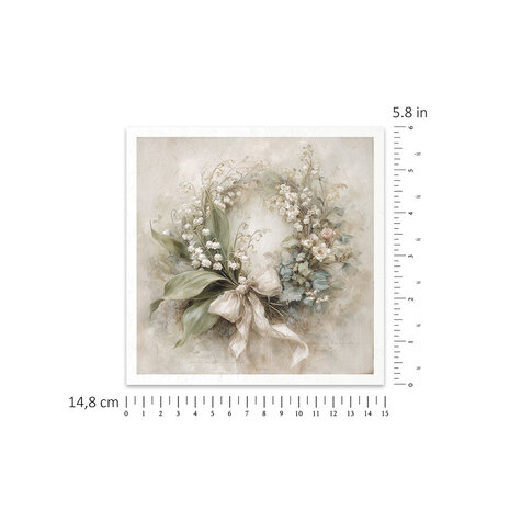 ITD Collection Written in Flowers 6x6 Inch Rice Paper Set (RSM 263)