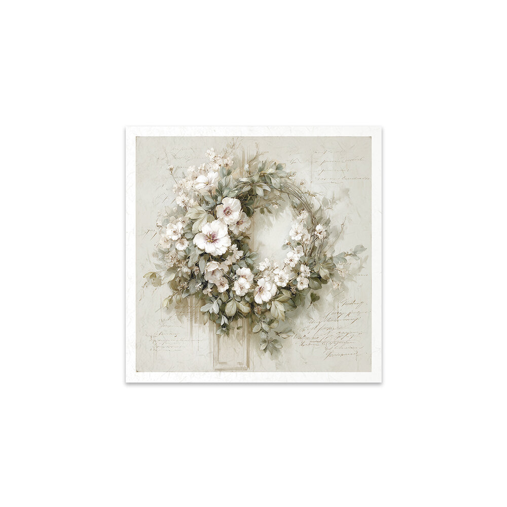 ITD Collection Written in Flowers 6x6 Inch Rice Paper Set (RSM 263)