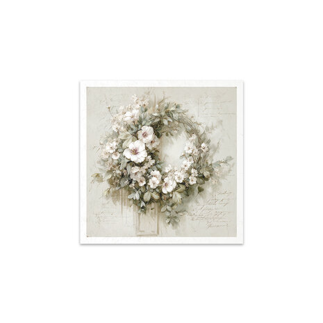 ITD Collection Written in Flowers 6x6 Inch Rice Paper Set (RSM 263)