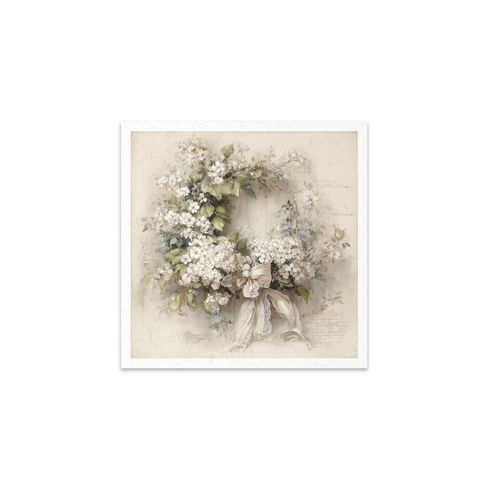 ITD Collection Written in Flowers 6x6 Inch Rice Paper Set (RSM 263)