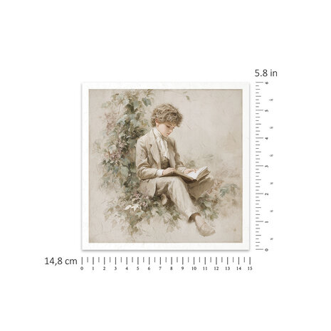 ITD Collection Written in Flowers 6x6 Inch Rice Paper Set (RSM 264)