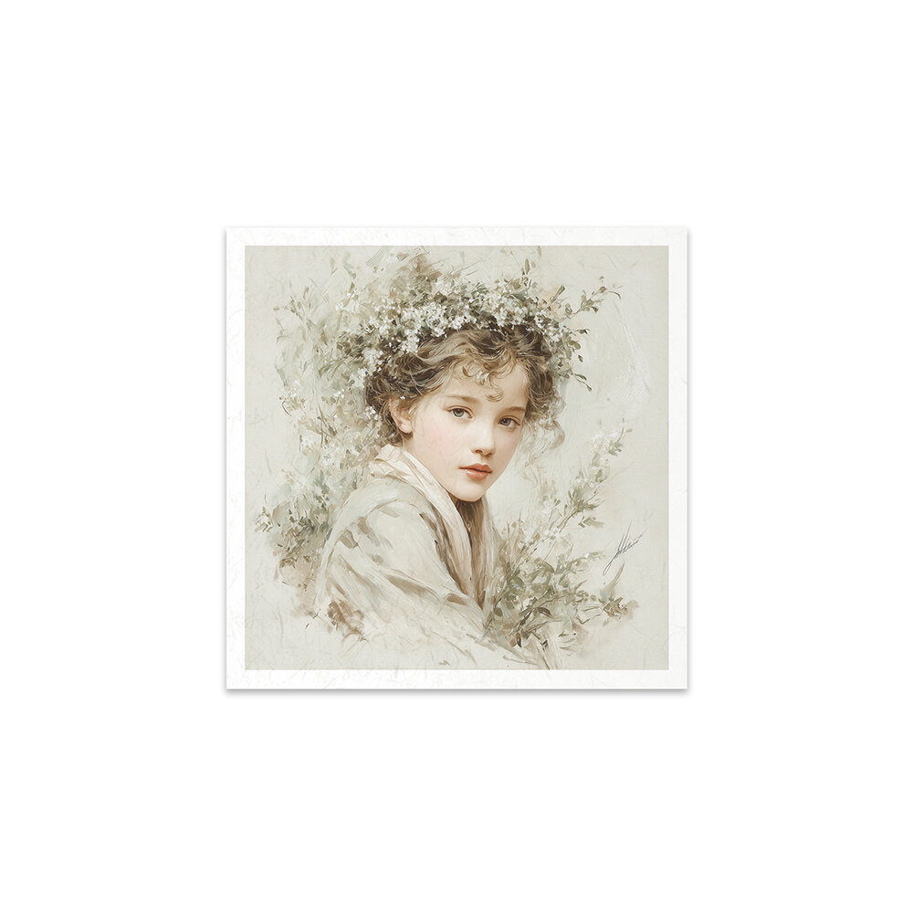 ITD Collection Written in Flowers 6x6 Inch Rice Paper Set (RSM 265)