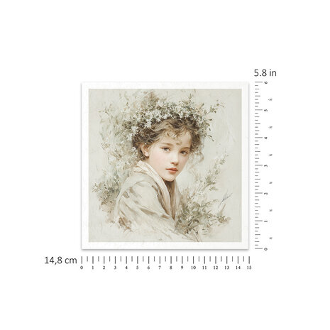 ITD Collection Written in Flowers 6x6 Inch Rice Paper Set (RSM 265)