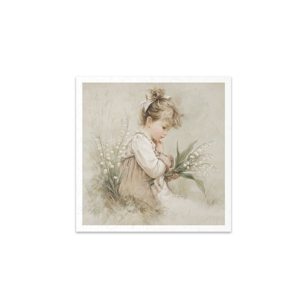 ITD Collection Written in Flowers 6x6 Inch Rice Paper Set (RSM 265)