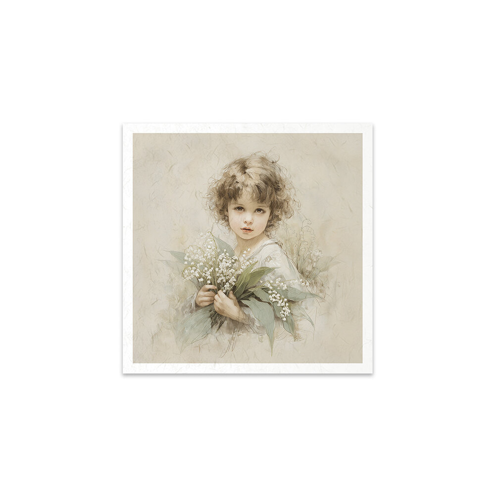 ITD Collection Written in Flowers 6x6 Inch Rice Paper Set (RSM 265)