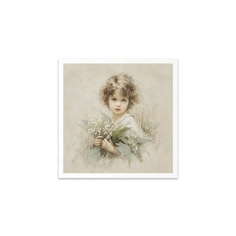ITD Collection Written in Flowers 6x6 Inch Rice Paper Set (RSM 265)