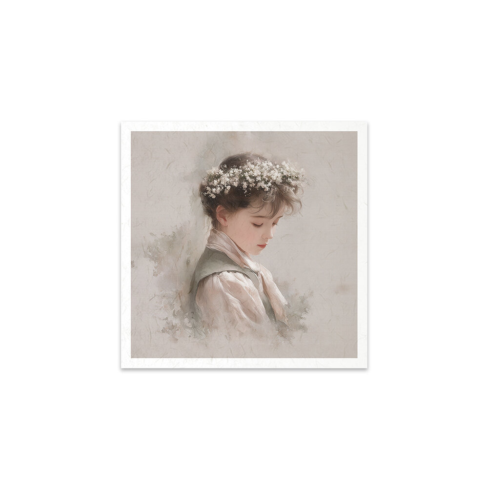 ITD Collection Written in Flowers 6x6 Inch Rice Paper Set (RSM 265)