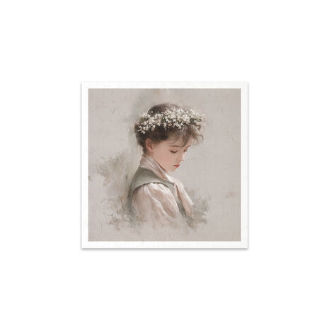 ITD Collection Written in Flowers 6x6 Inch Rice Paper Set (RSM 265)