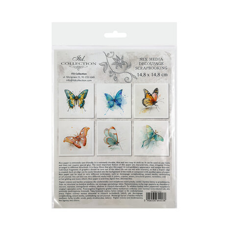 ITD Collection Tropical Dreams vol.2 6x6 Inch Rice Paper Set (RSM 270)