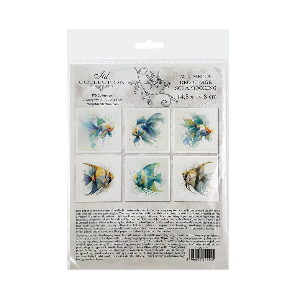 ITD Collection Tropical Dreams vol.2 6x6 Inch Rice Paper Set (RSM 271)