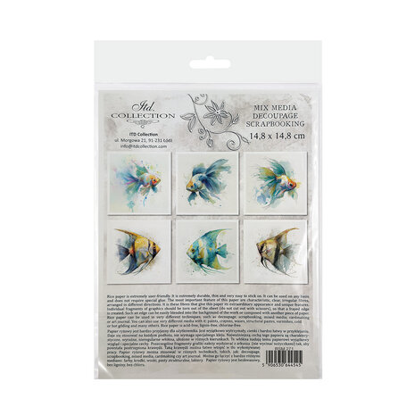 ITD Collection Tropical Dreams vol.2 6x6 Inch Rice Paper Set (RSM 271)