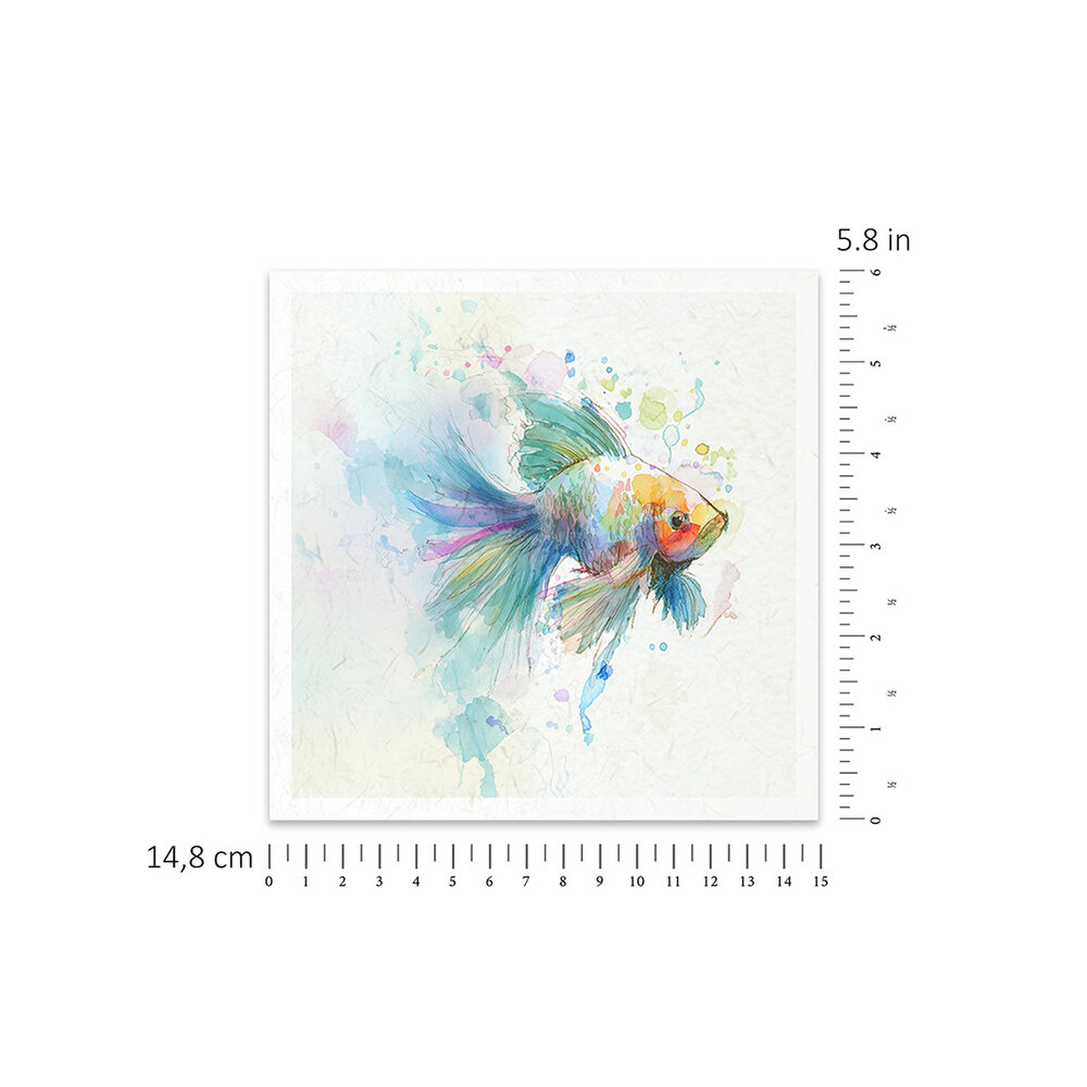 ITD Collection Tropical Dreams vol.2 6x6 Inch Rice Paper Set (RSM 271)