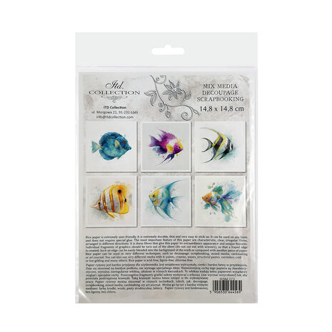 ITD Collection Tropical Dreams vol.2 6x6 Inch Rice Paper Set (RSM 273)