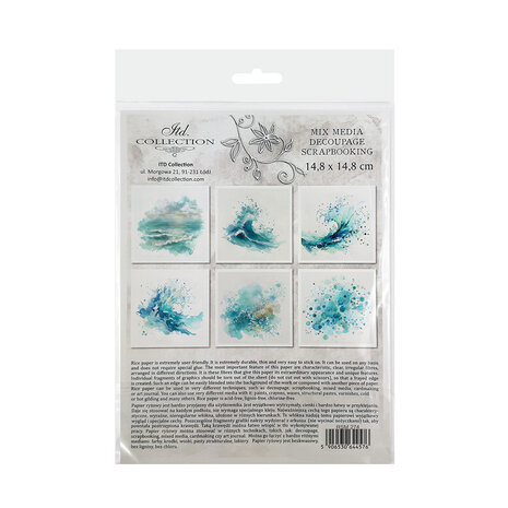 ITD Collection Tropical Dreams vol.2 6x6 Inch Rice Paper Set (RSM 274)