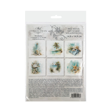 ITD Collection Tropical Dreams vol.2 6x6 Inch Rice Paper Set (RSM 275)