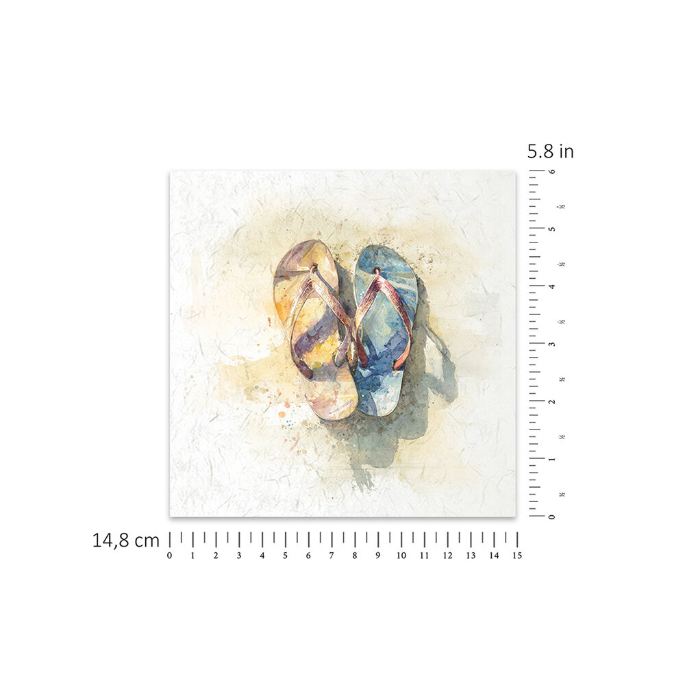 ITD Collection Tropical Dreams vol.2 6x6 Inch Rice Paper Set (RSM 277)