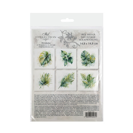 ITD Collection Tropical Dreams vol.2 6x6 Inch Rice Paper Set (RSM 278)