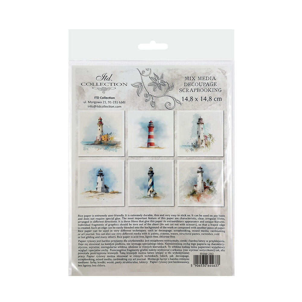 ITD Collection Tropical Dreams vol.2 6x6 Inch Rice Paper Set (RSM 280)