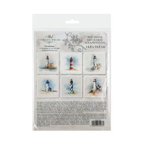ITD Collection Tropical Dreams vol.2 6x6 Inch Rice Paper Set (RSM 280)