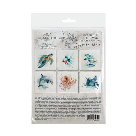 ITD Collection Tropical Dreams vol.2 6x6 Inch Rice Paper Set (RSM 281)