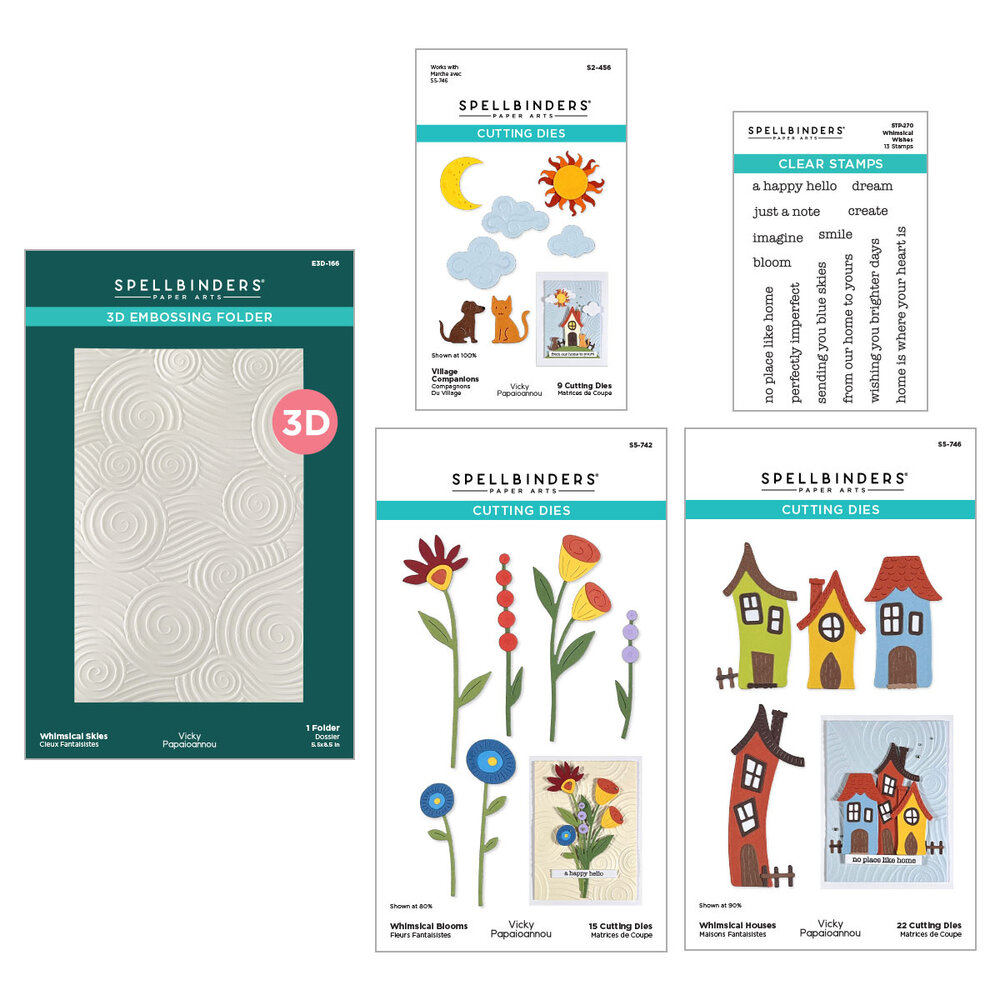 Spellbinders PRE-ORDER Whimsical Village I Want It All! Bundle by Vicky Papaioannou (BD-1061)