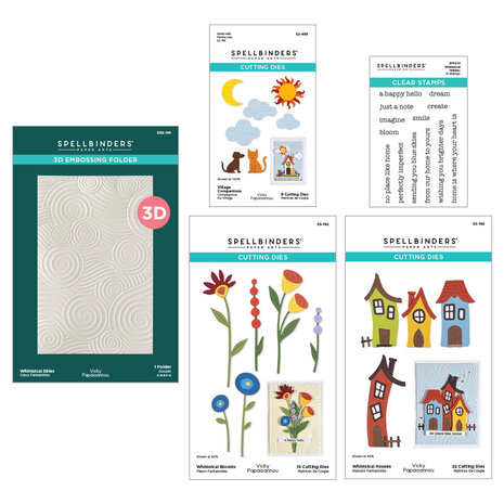 Spellbinders PRE-ORDER Whimsical Village I Want It All! Bundle by Vicky Papaioannou (BD-1061)